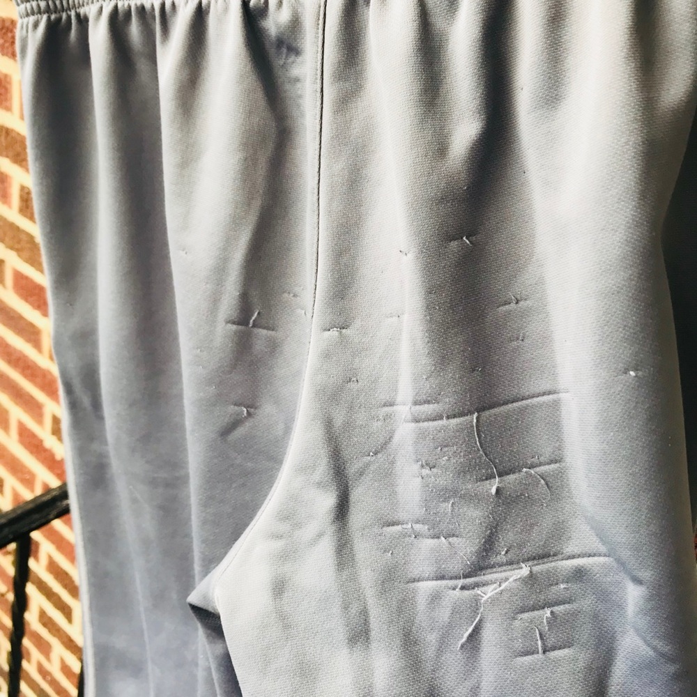 Adidas Gray and Black Stripe  Track Pants - Picture 5 of 6